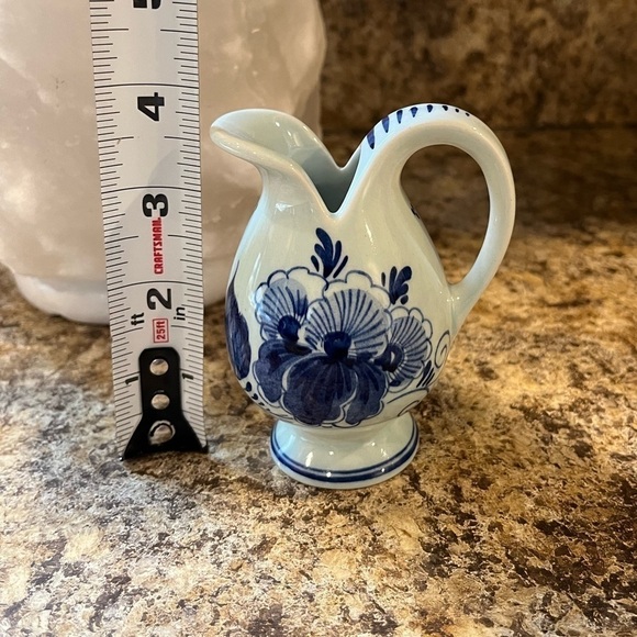 Delft | Accents | Mini Blue Delft Pitcher Vase Made In Holland Hand ...